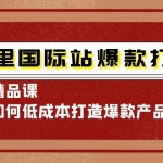 阿里国际站爆款打造系列精品课，教你如何低成本打造爆款产品