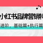 2022小红书品牌营销加盟站长：操盘手进阶，基础篇+执行篇+管理篇（42节）