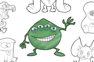 我的怪兽画画指导:适合孩子 My How To Draw MONSTERS for Kids